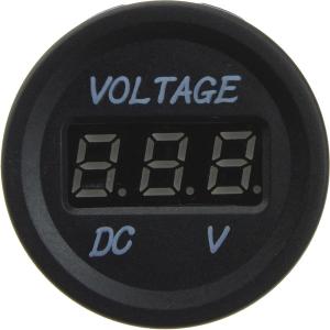 Разветвитель автоприкуривателя врезное ZK-010, 2 гнезда, вольтметр