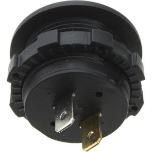 Разветвитель автоприкуривателя врезное ZK-010, 2 гнезда, вольтметр