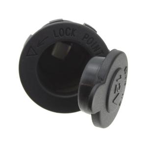 Разветвитель автоприкуривателя врезное ZK-010, 2 гнезда, вольтметр