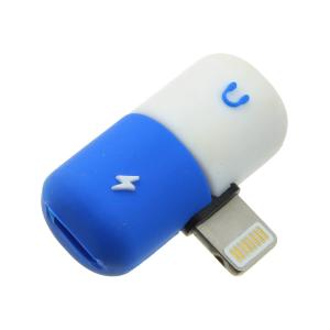 Разветвитель на наушники и зарядку для IPhone Lightning 