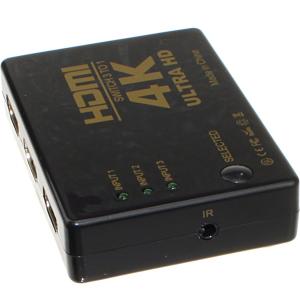 Разветвитель splitter HDMI на 3 порта, ver.1.4, Full 4k@30Hz, пульт