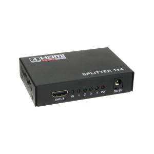 Разветвитель splitter HDMI на 4 порта, ver.1.4, Full 4k@30Hz