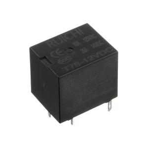 Реле 12В, 1 группа 10А 125В AC Ruichi T78-12VDC (T74), SPDT 1С
