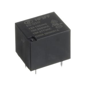 Реле 12В, 1 группа 10А 277В AC (упаковка 2шт) Hongfa HF3FF/012-1ZTF SPDT 1С