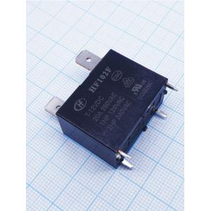 Реле 12В, 1 группа 20А 250В AC (упаковка 2шт) Hongfa HF102F/T-12VDC SPST-NO 1A