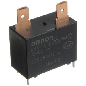 Реле 12В, 1 группа 20А 250VAC Omron G4A-1A-E 12VDC SPST-NO