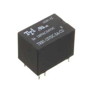 Реле 12В, 1 группа 3А 120В AC TTi TRB1-12VDC-SA-CD R, SPDT 1С
