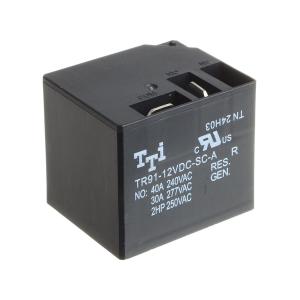 Реле 12В, 1 группа 40А 240В AC TTi TR91-12VDC-SC-A R SPST-NO
