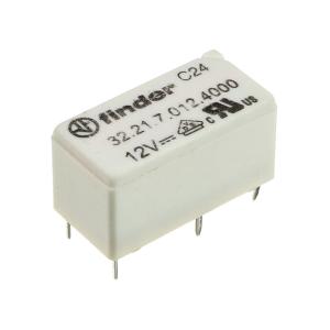 Реле 12В, 1 группа 6А 250В AC Finder 32 21 7 012 4000, SPDT 1С
