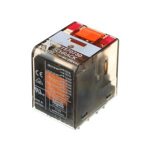 Реле 220В AC, 4 группы 6А 230В AC Schrack PT570730 (9-1419111-1) 4PDT 4С