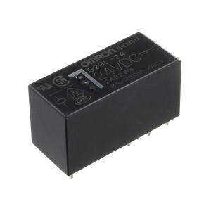 Реле 24В, 2 группы 8А 250VAC Omron G2RL-24 24VDC DPDT 2С