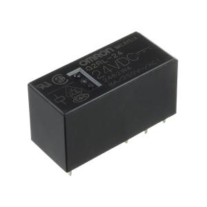 Реле 24В, 2 группы 8А 250VAC Omron G2RL-24 24VDC DPDT 2С