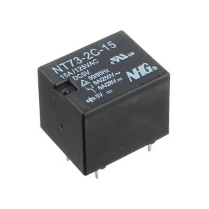 Реле 5В, 1 группа 6А 250VAC (упаковка 2шт) Forward NT73-2-C-15-DC5V-0.36 SPDT 1C