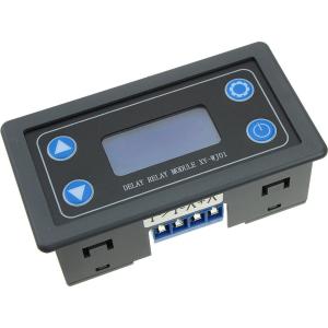 Реле времени с дисплеем, в корпусе