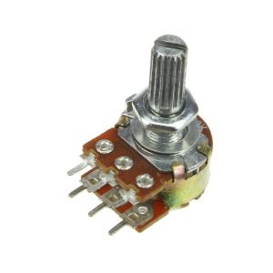 Резистор переменный 100к 6пин 2ряда бок