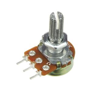 Резистор переменный 1к 3пин 1ряд бок