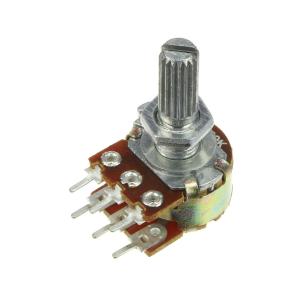 Резистор переменный 250к 6пин 2ряда бок