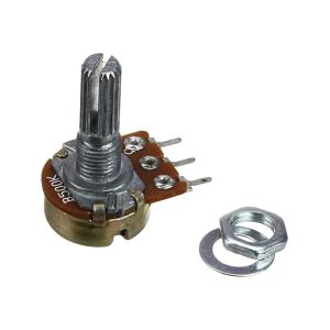 Резистор переменный 500к 3пин 1 ряд бок