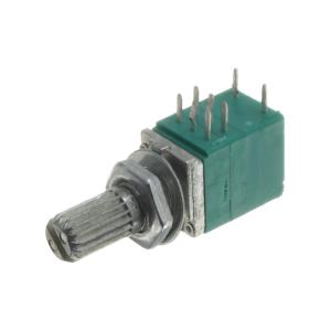 Резистор регулировочный 100кОм/100кОм (упаковка 2шт) RV097GS-B104 L15KQ (с насечкой) c выключателем