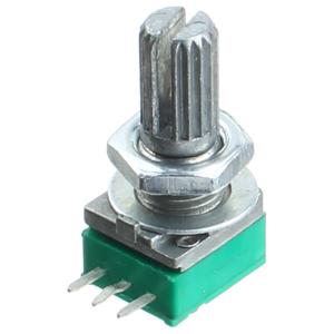 Резистор регулировочный 5 кОм, L 15мм, RK097N-B5K L15KQ (с насечкой)