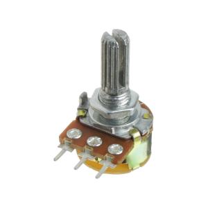 Резистор регулировочный 100кОм L20KC S16KN1-B100K с выключателем (с насечкой)