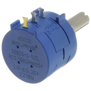 Резистор регулировочный 10кОм (упаковка 2шт) Bourns 3590S-2-103L D 6мм многооборотный