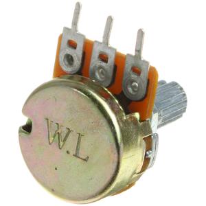 Резистор регулировочный 1кОм B L 15мм WH148-B1K L15KQ (с насечкой)