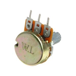 Резистор регулировочный 1кОм B L 15мм WH148-B1K L15KQ (с насечкой)