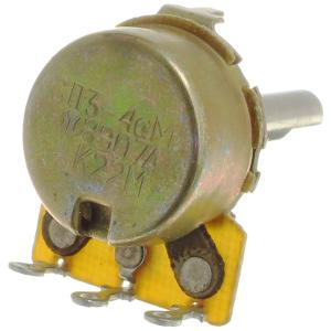 Резистор регулировочный 220Ом А L 20мм D 3мм СП3-4АМ (без гайки)