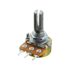 Резистор регулировочный 250кОм L20KC 16K1-B250K (с насечкой) D 6мм