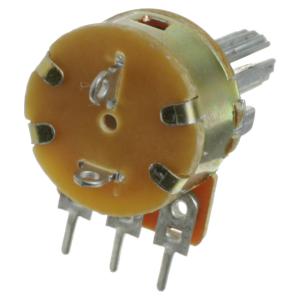 Резистор регулировочный 50кОм L20KC S16KN1-B50K с выключателем (с насечкой)