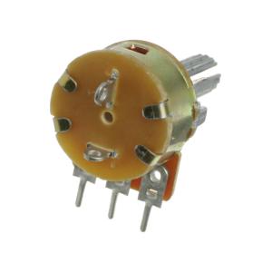 Резистор регулировочный 50кОм L20KC S16KN1-B50K с выключателем (с насечкой)