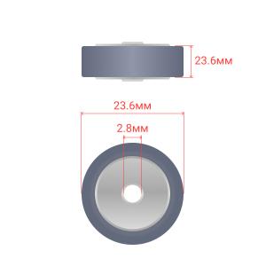 Ролик D18mm H23.6mm d2.8mm