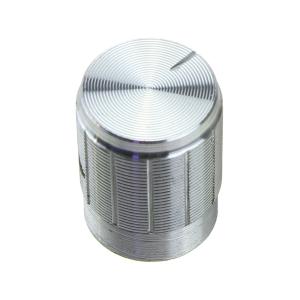 Ручка для переменного резистора на вал 6мм D13x17мм, silver