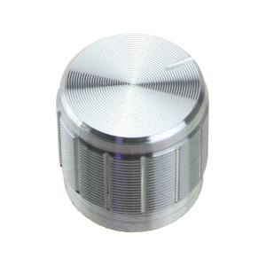 Ручка для переменного резистора на вал 6мм D15x15мм, silver