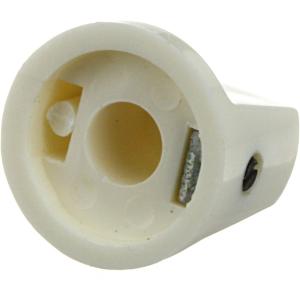 Ручка для переменного резистора на вал 6мм D19х15мм, белая