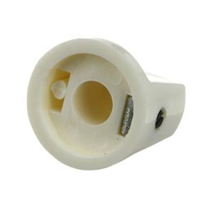 Ручка для переменного резистора на вал 6мм D19x15мм, белая