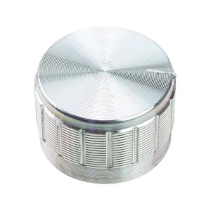 Ручка для переменного резистора на вал 6мм D26x17мм, silver