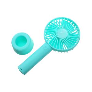 Ручной вентилятор на аккумуляторе 18650, бирюзовый