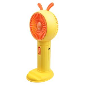 Ручной вентилятор на аккумуляторе 18650, желтый