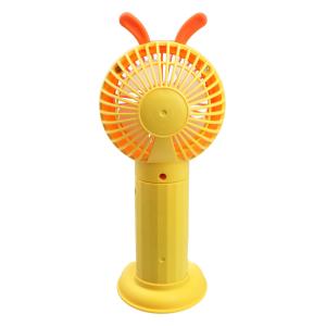 Ручной вентилятор на аккумуляторе 18650, желтый