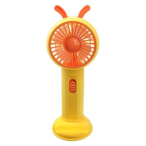 Ручной вентилятор на аккумуляторе 18650, желтый