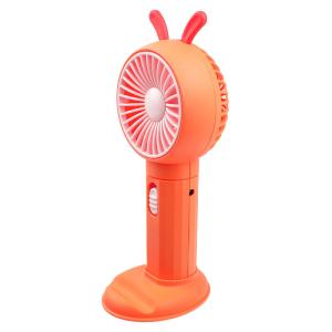 Ручной вентилятор на аккумуляторе 18650, оранжевый