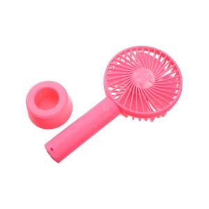 Ручной вентилятор на аккумуляторе 18650, розовый