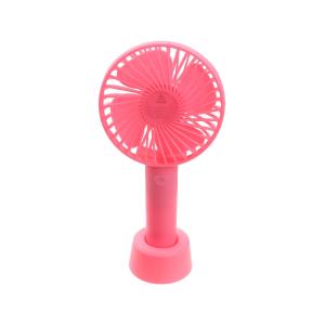 Ручной вентилятор на аккумуляторе 18650, розовый
