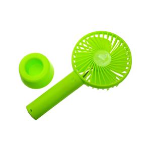 Ручной вентилятор на аккумуляторе 18650, зеленый