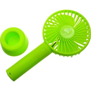 Ручной вентилятор на аккумуляторе 18650, зеленый