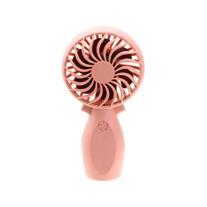 Ручной вентилятор на аккумуляторе mini, розовый