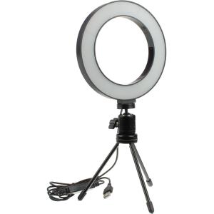 Селфи лампа кольцо 16см Selfie Ring Light 3 режима, штатив