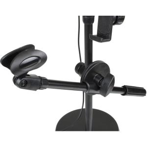 Селфи лампа кольцо 16см со штативом для блогера Selfie Ring Light с держателем микрофона